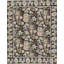 Hand-Knotted High-Quality Black and Black Area Rug
