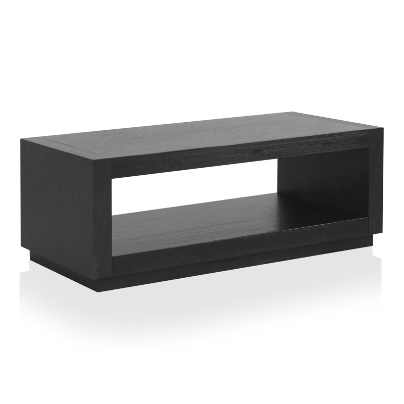 Table basse en bois Ulyen, Noir