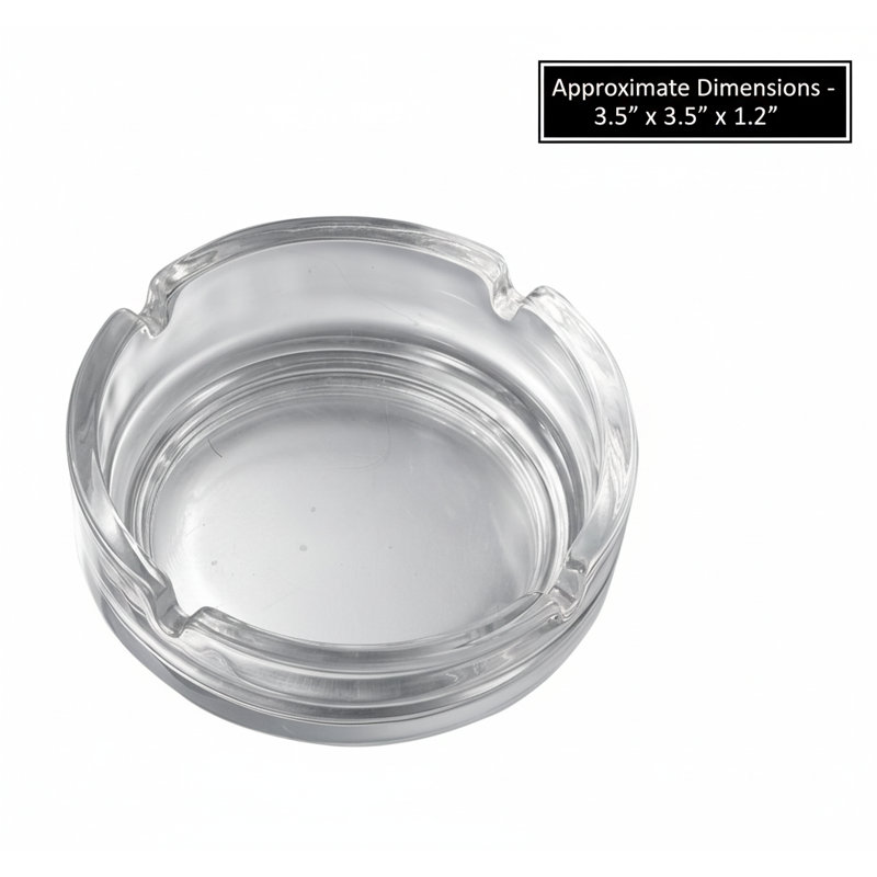 Visol Oregon Clear Glass Cigarette Ashtray