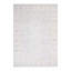 Hand Knotted Wool Area Rug in Light Blue And Ivory