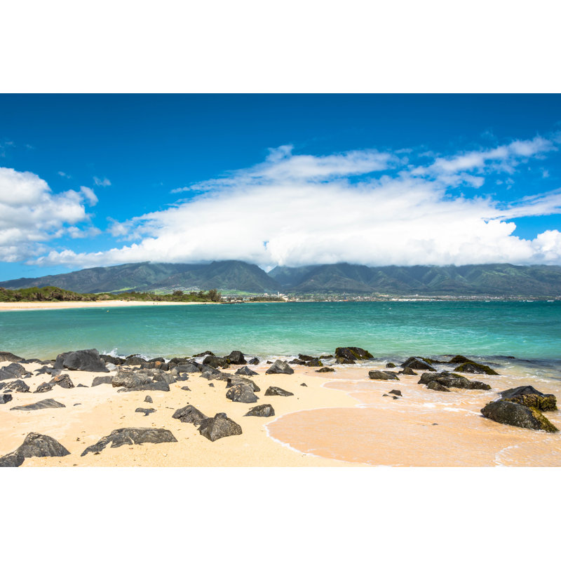 Kahului Beach by Pikappa - Wrapped Canvas Print, 81cm H x 122cm W x 3.8cm D
