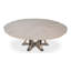 Tower Round Solid Oak Dining Table-1187933854