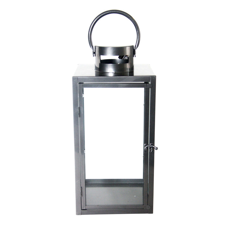 Lanterne d'extérieur à huile, H 16,3 po x l 7,7 po x P 7,7 po
