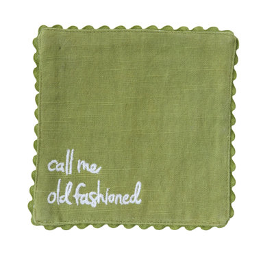 Serviette de table Spirit 6 po x 6 po, vert