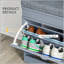 Modern Shoe Rack Bench for Entryway, Storage Organizer with Cushion, 2 Drawers, Adjustable Shelf