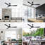 Garuda 56'' 3 - Blade Propeller Ceiling Fan with Remote Control without Lights-1865687036