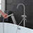 Double Handle Floor Mounted Freestanding Tub Filler With Handshower-69056037