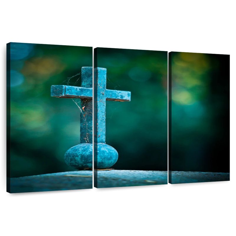 Adella Old Cross, 48" H x 74" W