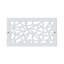 Registres muraux et de plafond Stellar Air White avec vis en laiton - 8 x 16 (ouverture du conduit) - taille totale 10 x 18 - Triangle-123410196-133386970-133386972