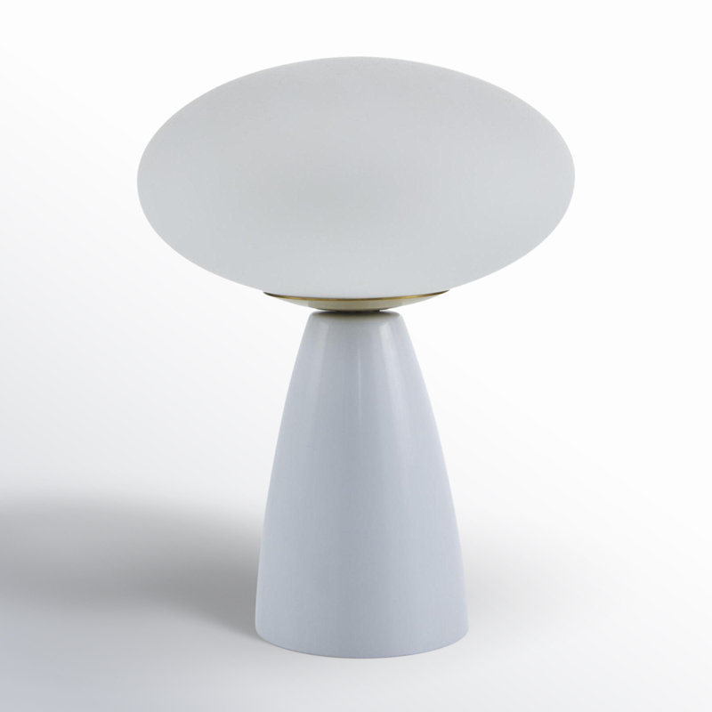 Deckard Ceramic Table Lamp, White