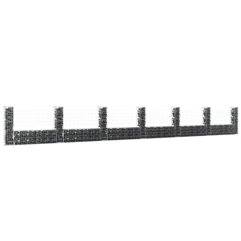 Achintya 740 cm W Fence Panels Fencing, 100cm H x 740cm W x 20cm D