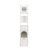 Tall Bathroom Storage Cabinet with Drawers, Glass Doors and Pegboard