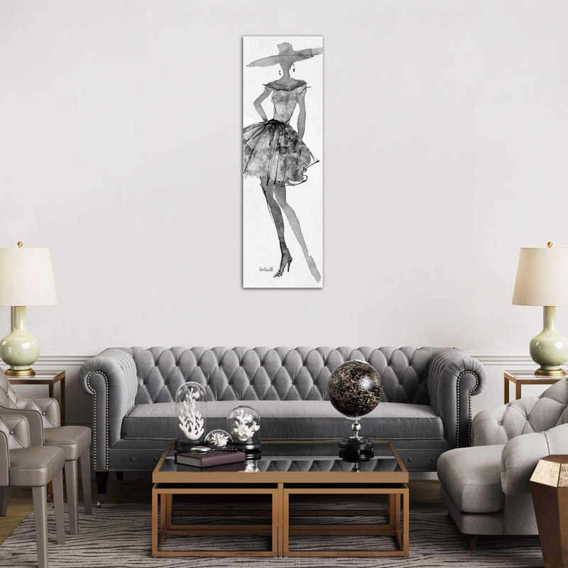 Fashion Sketchbook V by Anne Tavoletti - Wrapped Canvas Panoramic Print, 30.48 cm H x 91.44 cm W x 3.175 cm D