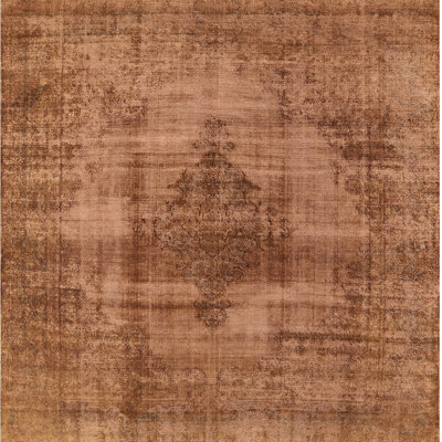 Tapis oriental orange