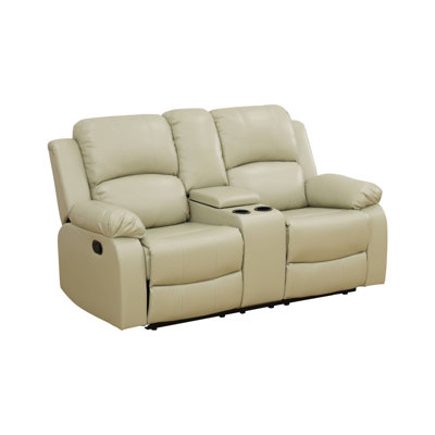 Ensemble de salon inclinable en similicuir 2 pièces