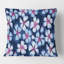 Fleurs de frangipanier rétro - Coussin décoratif imprimé Mid-Century-808169917
