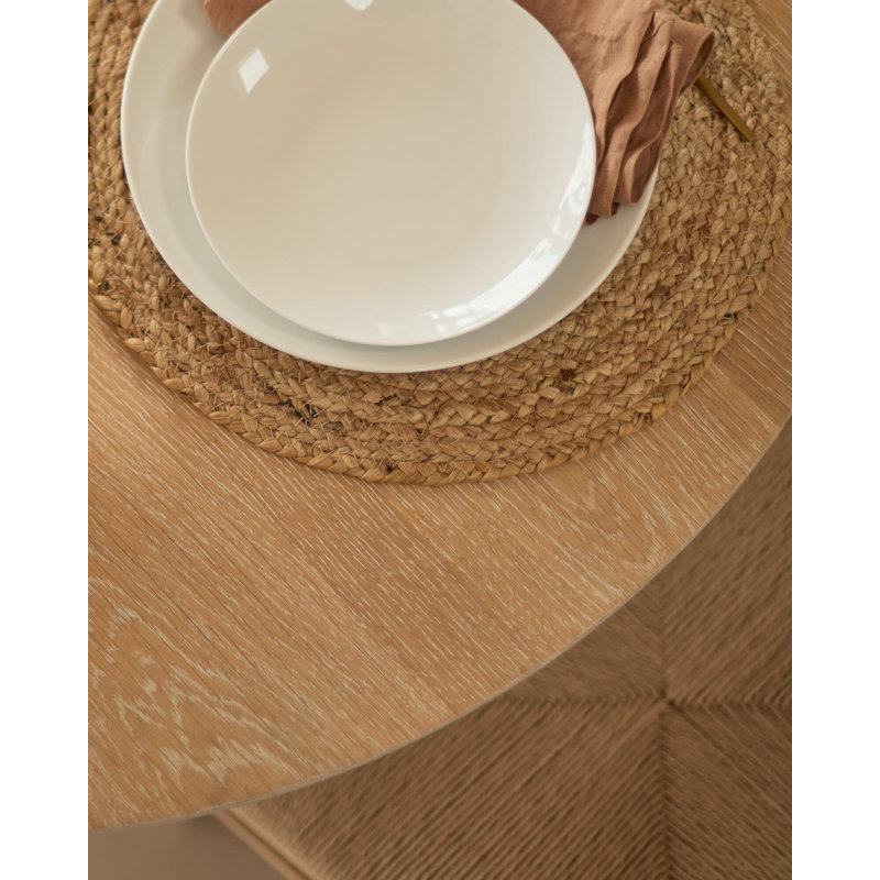 Oval Solid Wood Dining Table