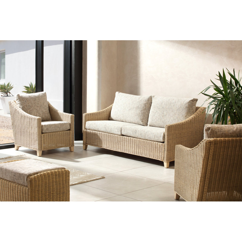 3 Piece Conservatory Sofa Set, Beige