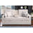 Fabric Convertible Sleeper Loveseat With Dropdown Console