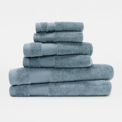 Berner 6-Piece 100% Cotton Midweight Multi-Size Towel Set