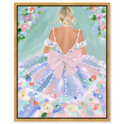 Floral Fairytale II Framed Canvas Print Swanson by