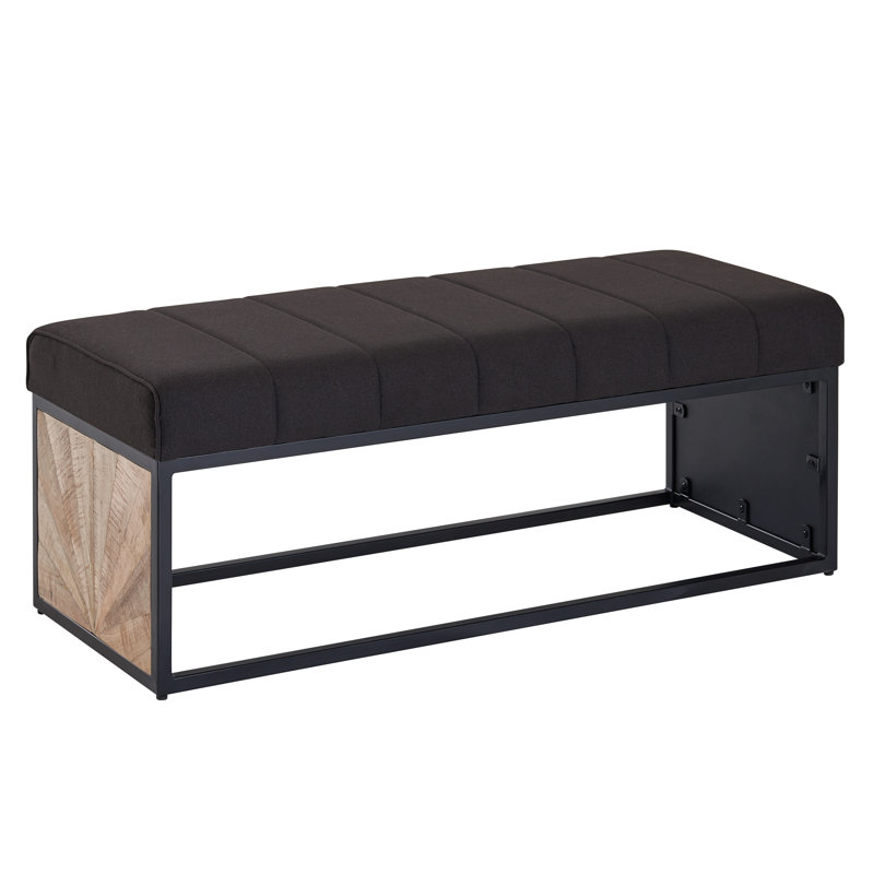 Surya Polyester Upholstered Bench