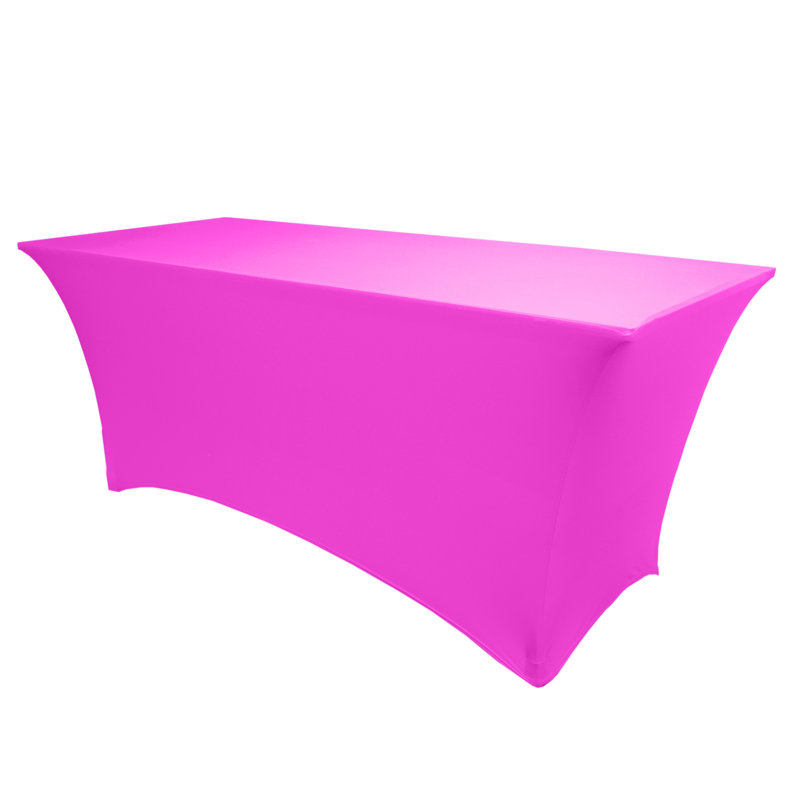 Ultimate Textile Rectangular Tables- 42" H, 2, 60" x 24", Neon Pink