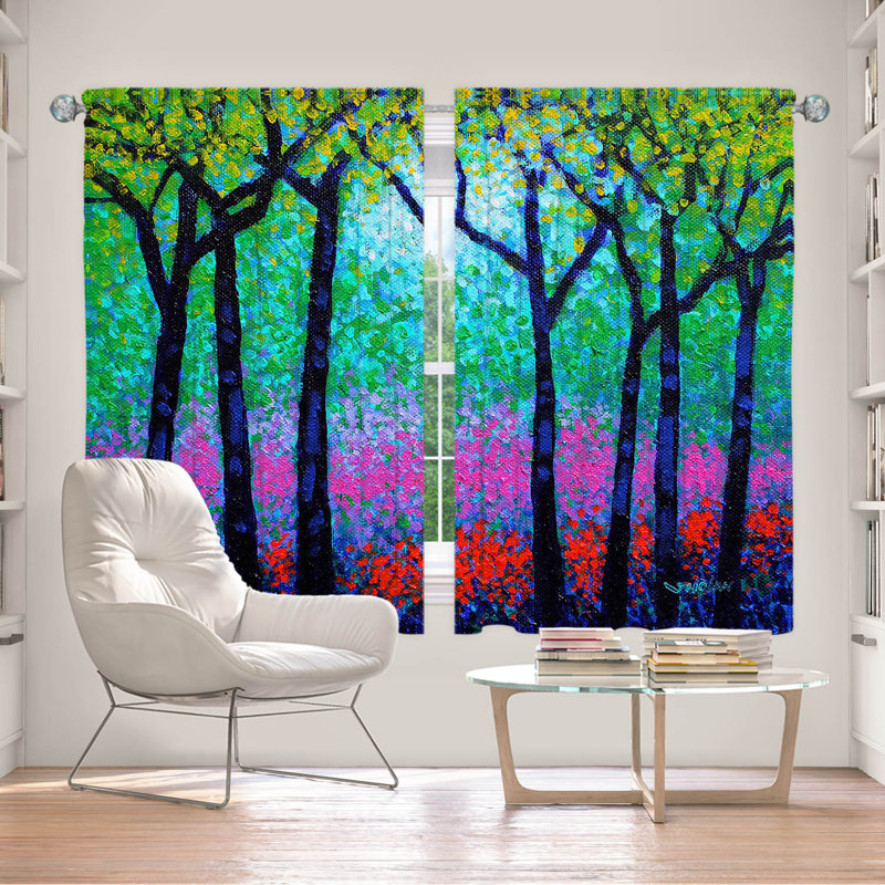 Delaughter Room Darkening Curtain Pair, 56" W x 78" L