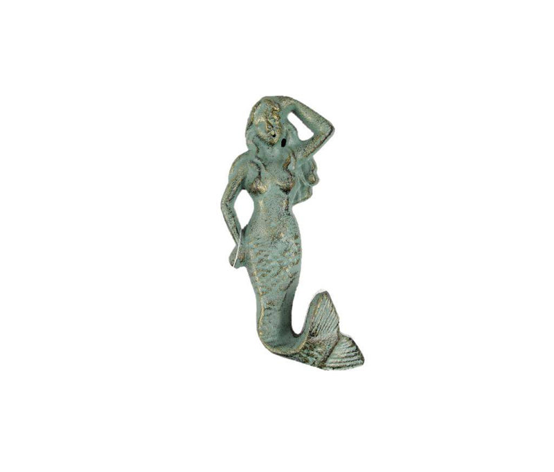Crochet mural Burdine Mermaid, Bronze antique