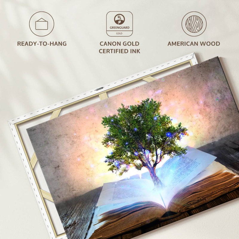 Ashelle Wisdom Tree Book, 26" H x 39" W