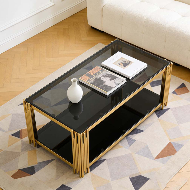 Table basse moderne Modern, Noir, noir, noir, noir