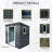 Aegis Modern Galvanized Steel Waterproof Tool Shed