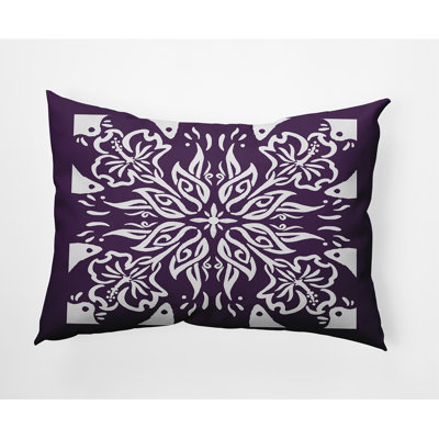 Cuban Tile Rectangular Lumbar Pillow