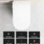 Toilette de bidet intelligente avec siège à ouverture automatique, jet siphonique pour l'évacuation des déchets, séchage à l'air chaud et affichage à DEL, bidet intégré en céramique blanche intelligente, fonction d'ouverture / fermeture des mains, chasse d'eau, eau-128882770