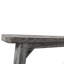 Chaise berçante surdimensionnée en bois avec siège large et dossier haut
