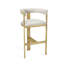 Darcy Upholstered Stool with Metal Frame-30818063-30818064-48357524