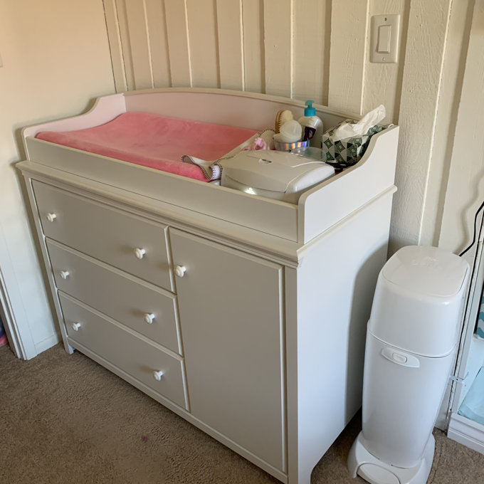 white christmas dresses Changing Table with Removable Changing Station | Cotton Candy | South Shore  Furniture