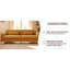 Canapé moderne en velours avec détails dorés Sofafx-P18-Orsofaluxury - canapé 3 places avec coussins moelleux et décoration de bureau-277691918