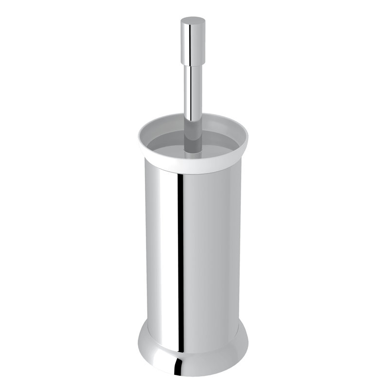 Holborn™ Floor Standing Toilet Brush Holder, Polished Chrome