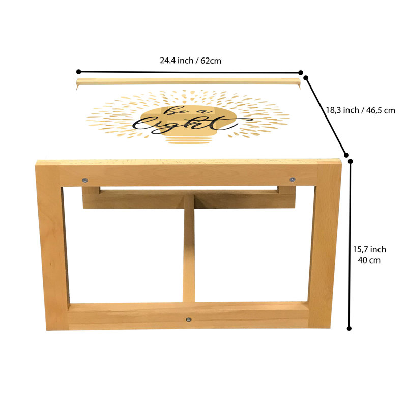 Jabrill Sled Coffee Table, 62cm H x 46cm W x 40cm D