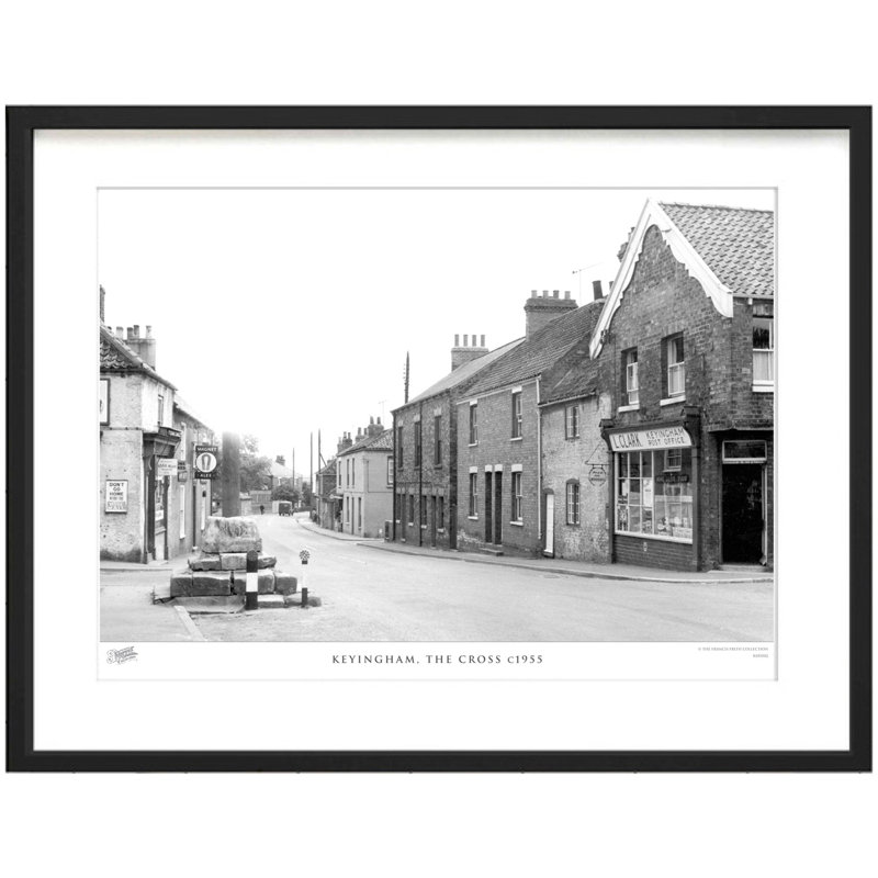 Keyingham, The Cross C1955 by Francis Frith - Single Picture Frame Print, 60cm H x 80cm W x 2.3cm D