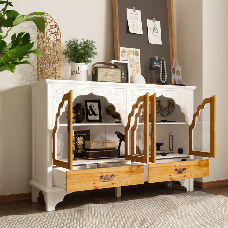 Commode d'appoint 2 tiroirs Vintage