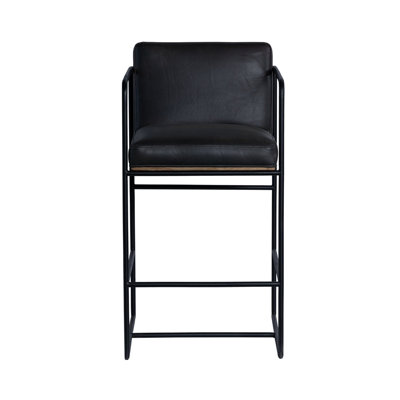 Sidney Genuine Leather Bar and Counter Stool