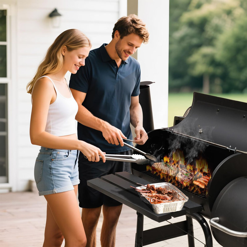 Dakota Fields 112cm W Charcoal Grill