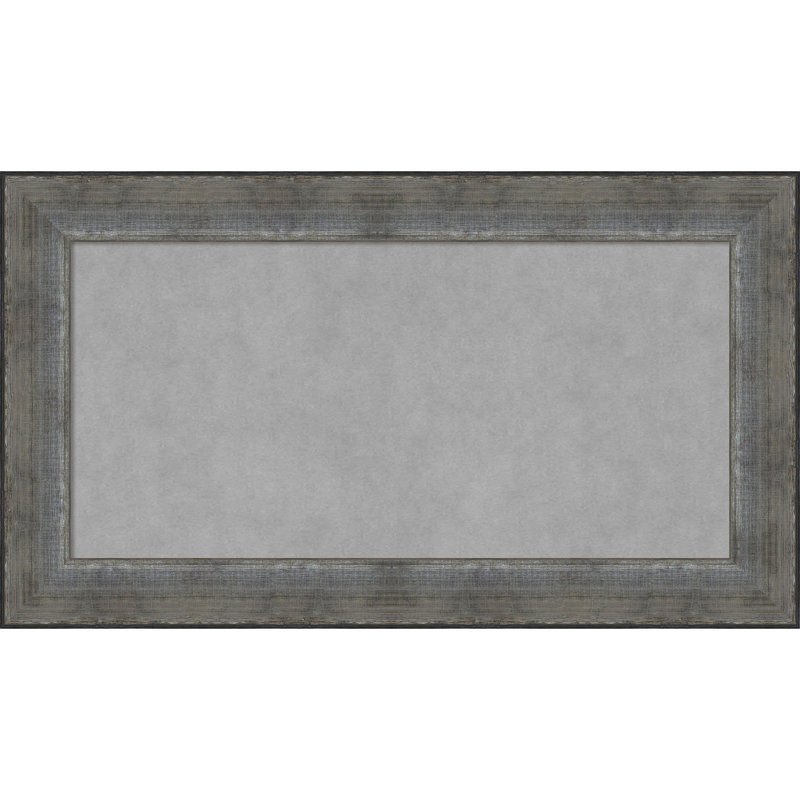 Tableau magnétique encadré étain forgé, H 16 po x l 28 po