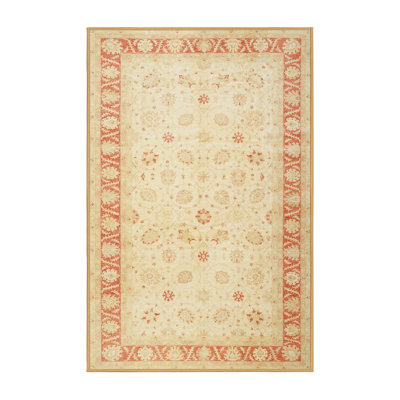 Tapis oriental rouge / jaune Doumet