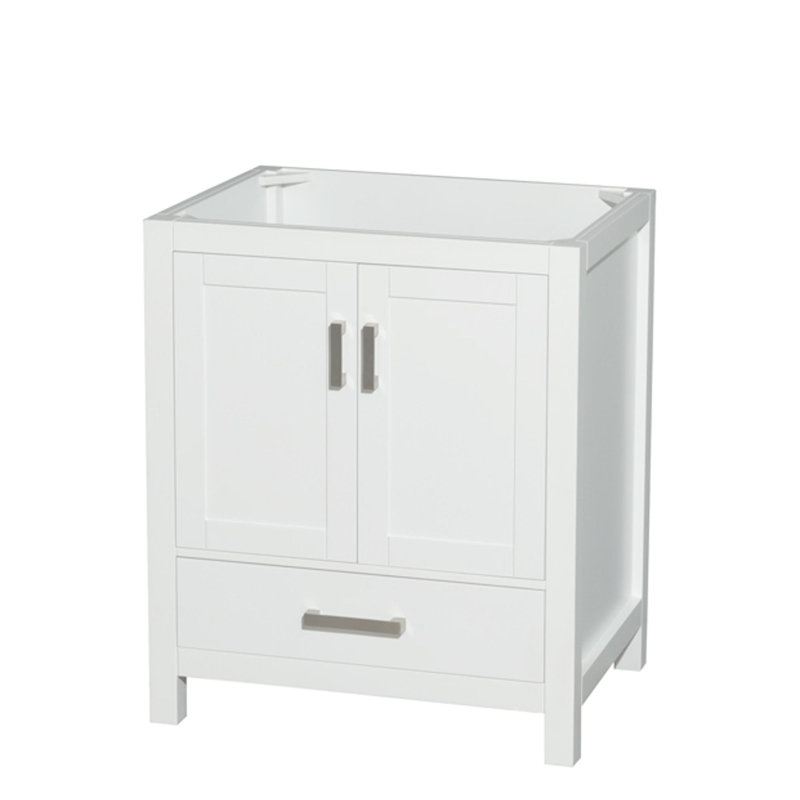 Sheffield 29" Single Bathroom Vanity Base Only, White