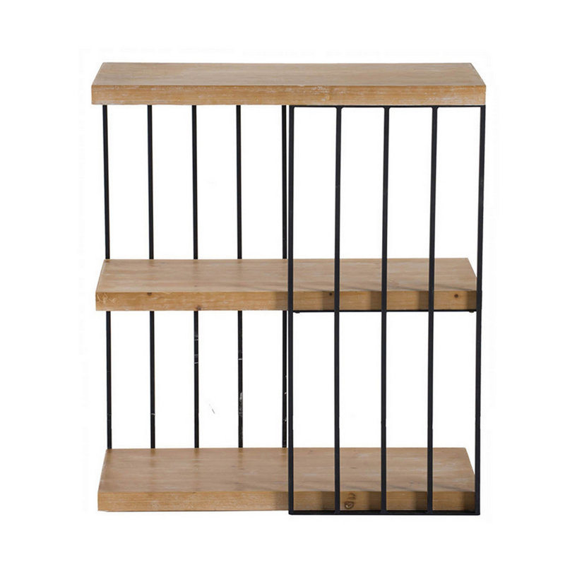 Bricktown 7.9'' W Solid Wood Shelving Unit