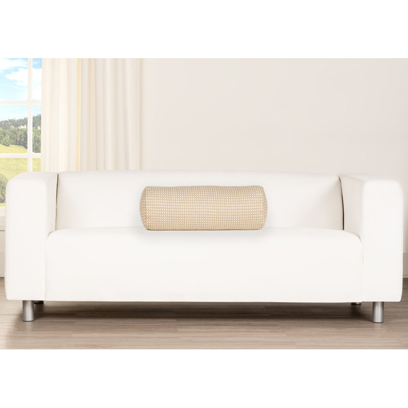 Coussin décoratif Protégé, Ivory, 39" x 8" Bolster, polyester