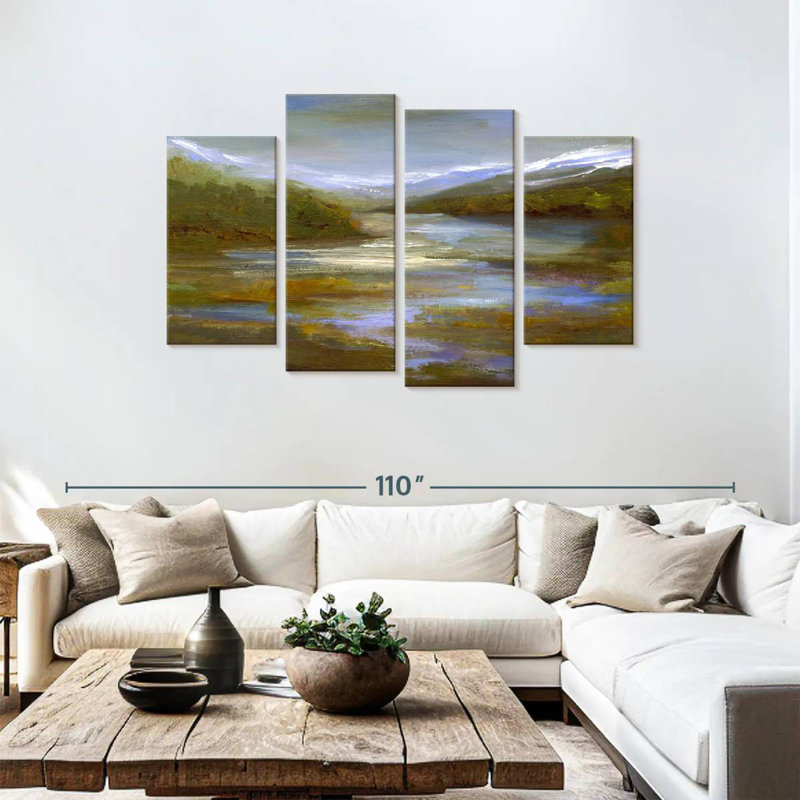 Avery Tranquil Mountain Stream, 48" H x 75" W